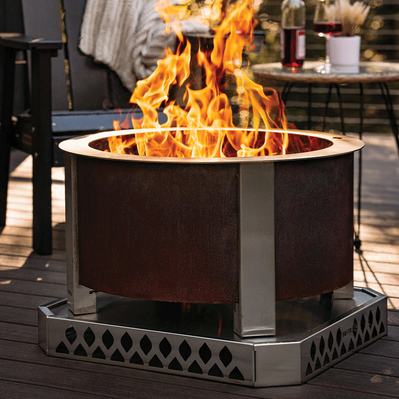 BREEO® X24 Corten Smokeless Fire Pit