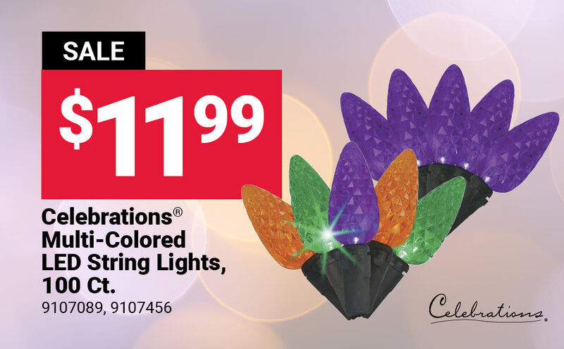 Celebrations® Multi-Colored LED String Lights, 100 Ct.